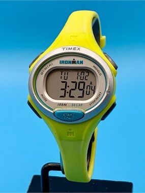 TIMEX IRONMAN Women’s 2016 Digital Watch Chrono Timer Indiglo Works New Battery